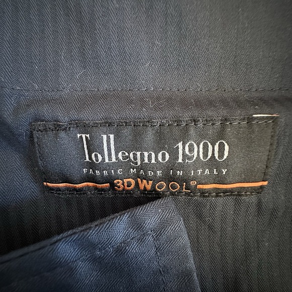 Bonobos Tollegno 1900 3D Wool Cotton Linen Textured Pants 31(32)X 32 Tailored - Picture 13 of 16